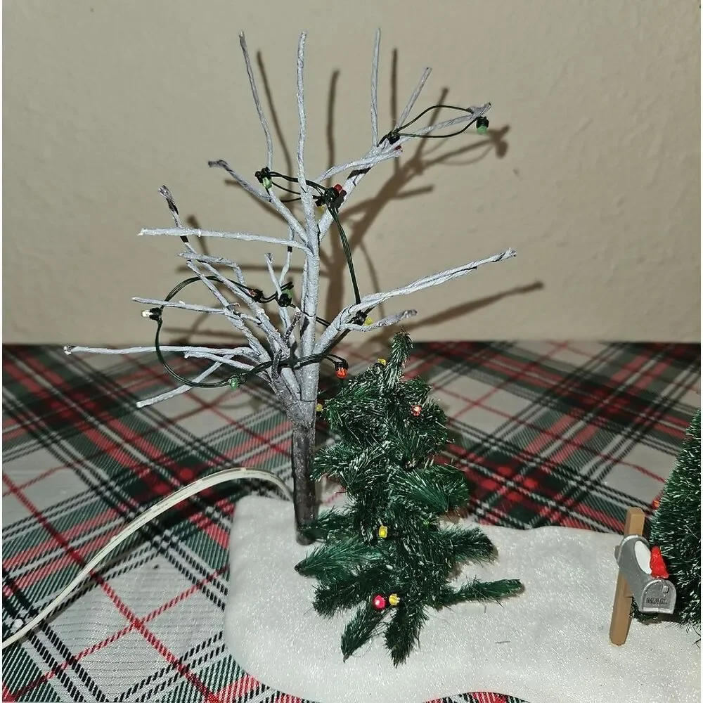Department 56 Village Front Yard Holiday Tree Village Accent Decor